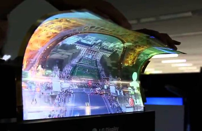 Un téléviseur « flexible » de la marque LG a impressionné au CES Las Vegas
