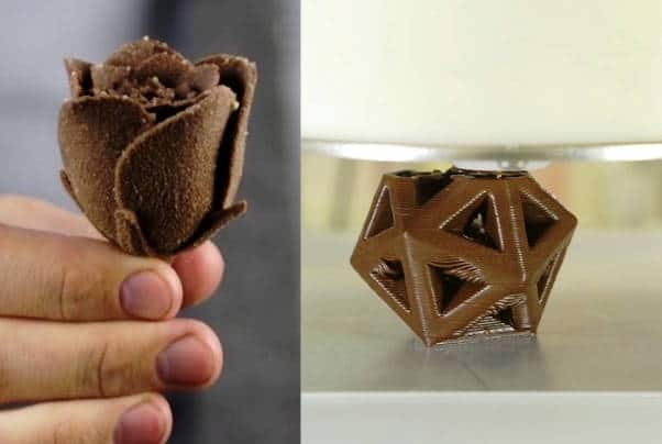 Pour les gourmands : l’imprimante 3D à chocolat débarque dans nos cuisines