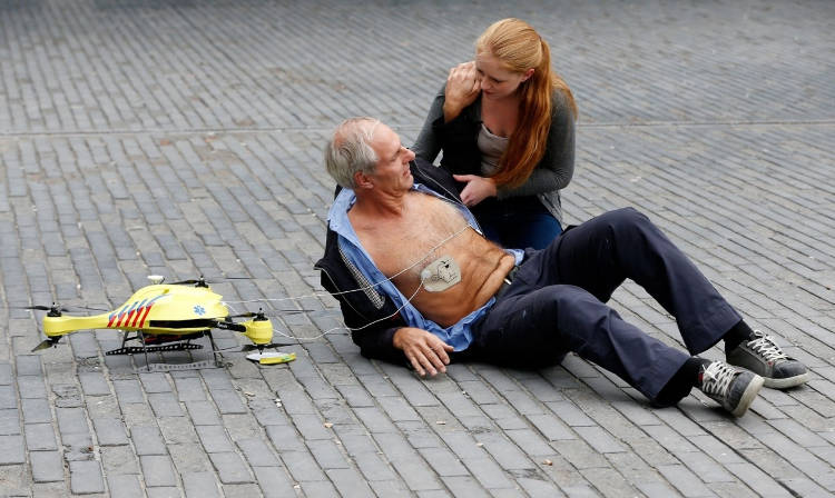 drone livreur urgence médicale