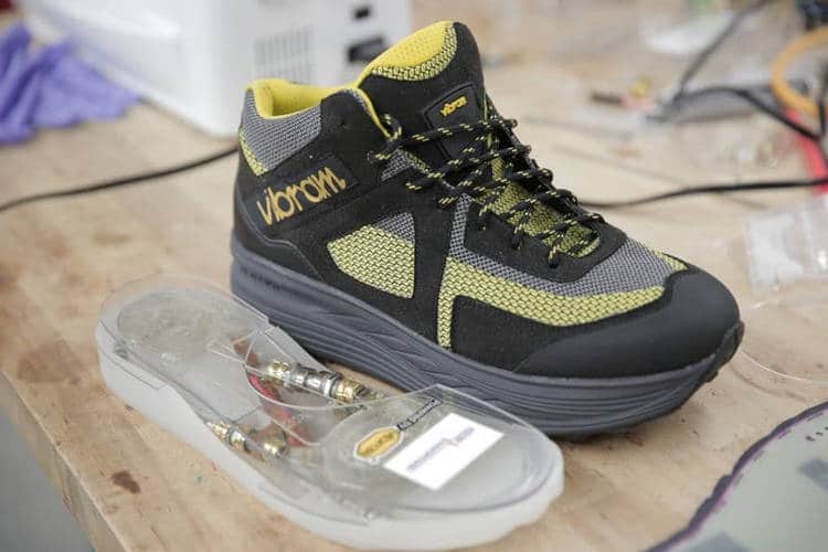 la chaussure qui produit de l'énergie vibram