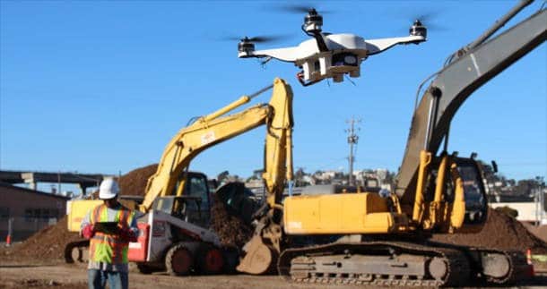 les drones utilisés dans le secteur du BTP