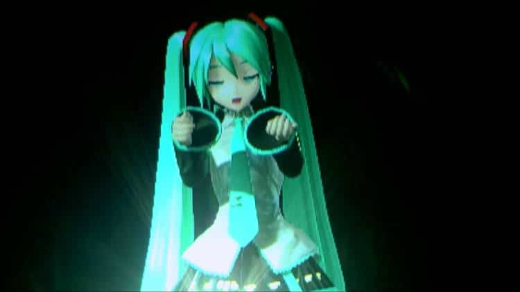 hologramme 3d Hatsune Miku