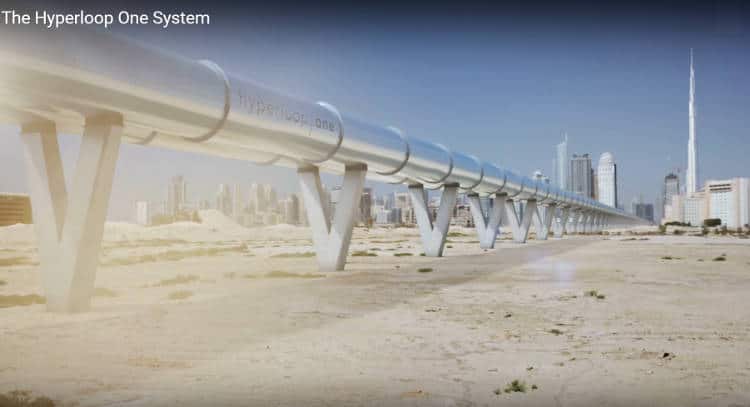 La première commande de l’hyperloop serait finalement pour le trajet Dubai Abou Dabi