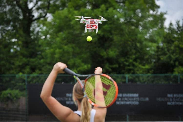 drone OVIC : le drone entraineur de tennis
