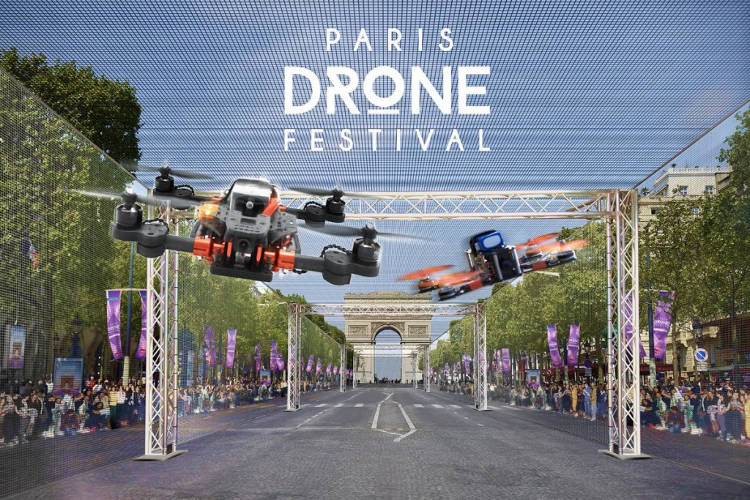 Course drone FPV paris