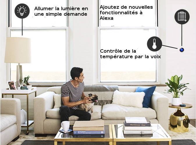 Maison du futur : Amazon sort Echo Dot, une nouvelle version de son assistant virtuel de maison