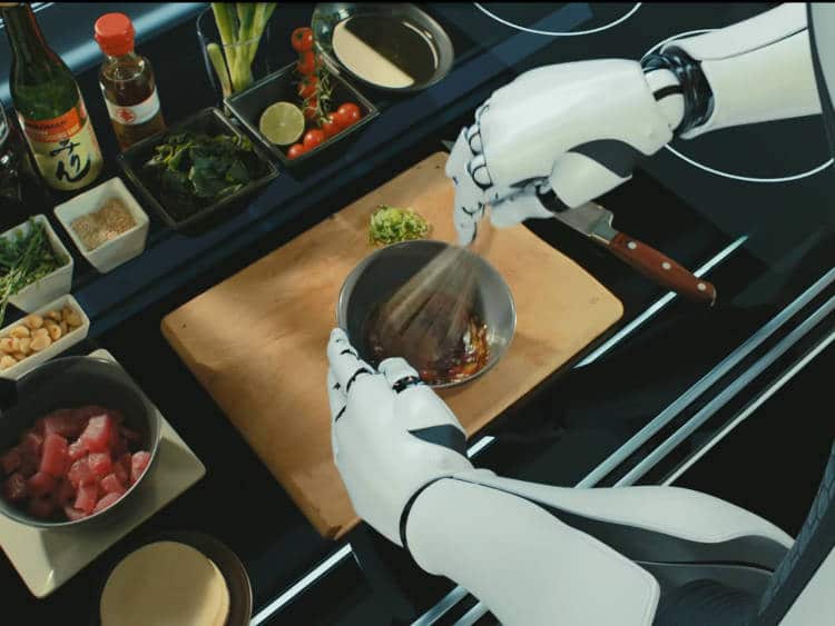 Tim Anderson, chef étoilé et professeur du robot cuisinier est très impressionné du résultat