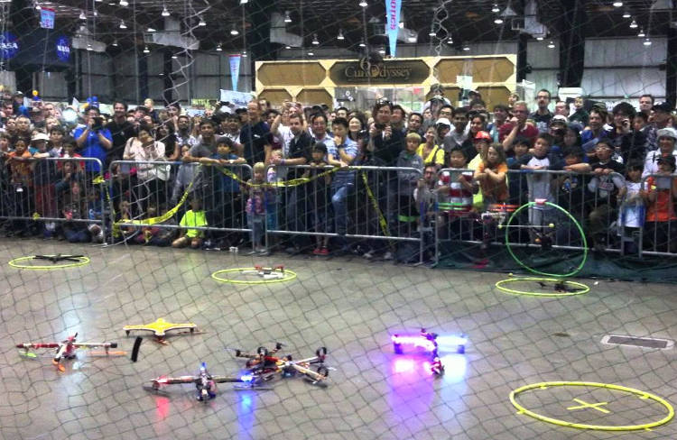 Plus fort que la course de drones : le combat de drones