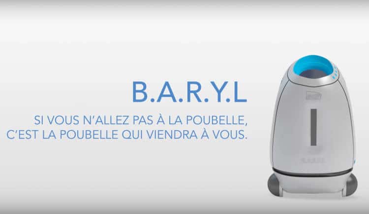 Baryl, un robot poubelle en gare SNCF pour sensibiliser à la propreté