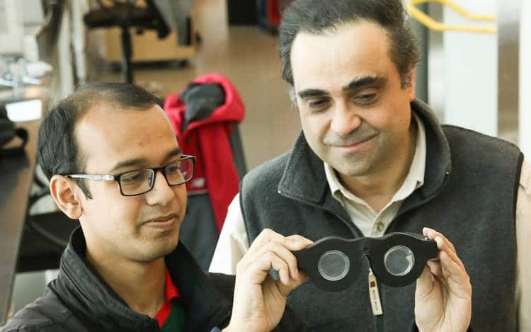 Une paire de lunettes intelligente qui focalise en temps réel sur les objets grâce à des capteurs intégrés