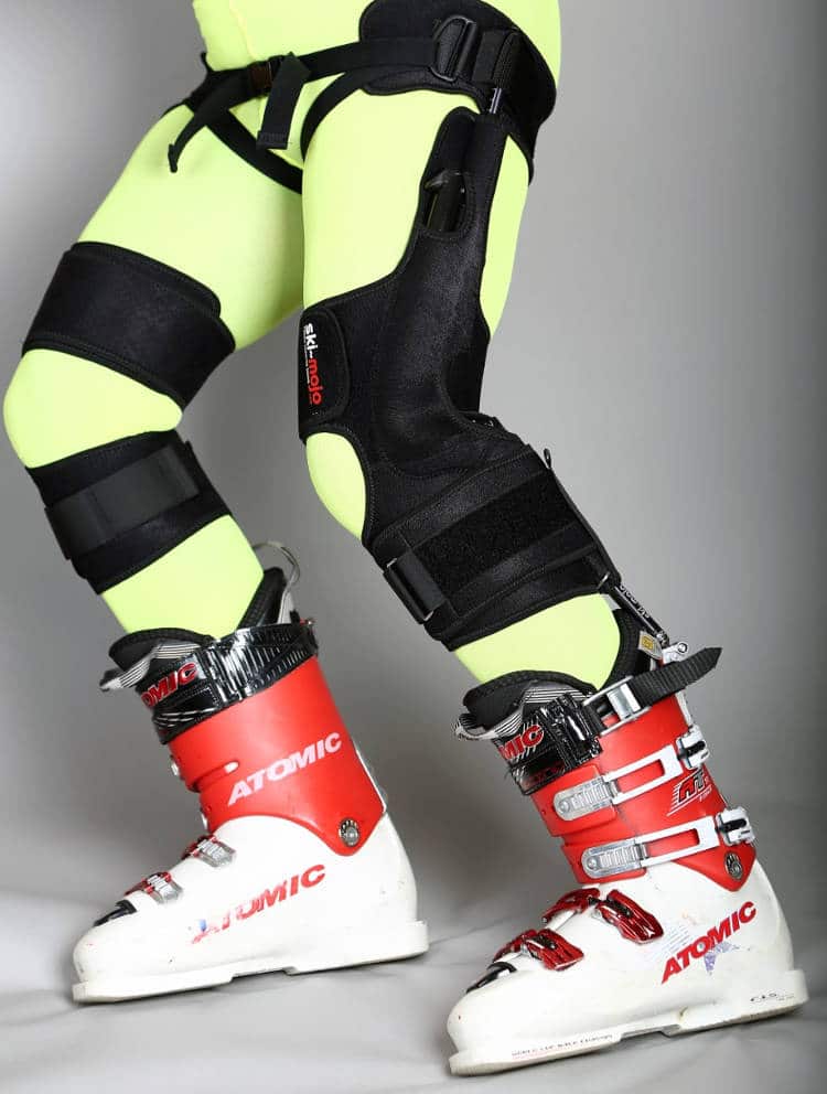 Ski-mojo se présente comme la première genouillère bionique pour le ski