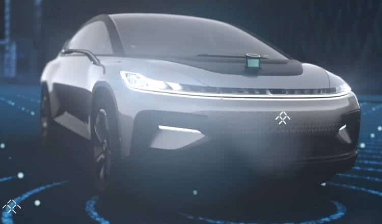 Faraday future ff91 un véhicule autonome plus puissant que la Supercar de Ferrari