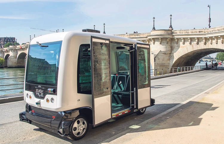 À Paris, une navette autonome est testée pour deux mois entre la gare de Lyon et la gare d’Austerlitz