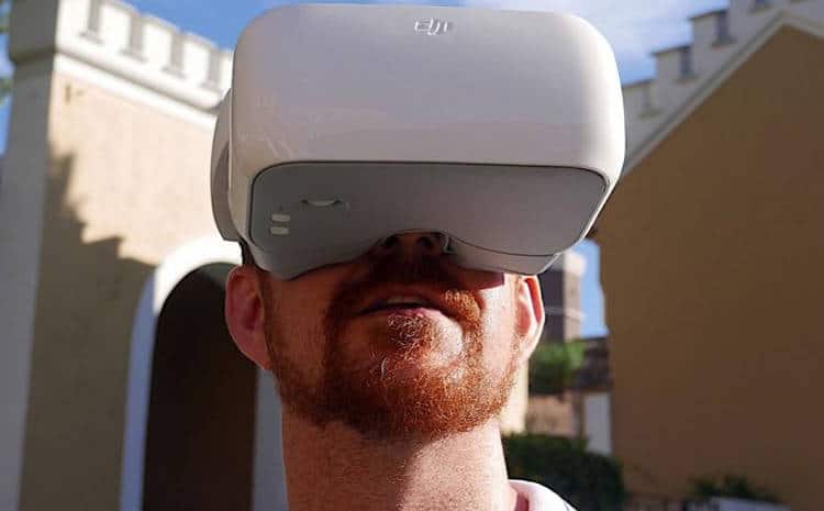 casque drone FPV DJI-4 Un casque comme si vous regardiez un écran de 2 mètres, à 3 mètres de distance