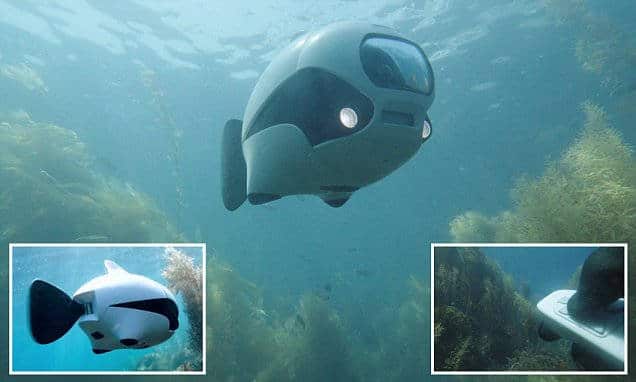 Votre drone aquatique prend des photos et des vidéos de haute qualité