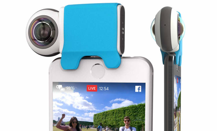 L’accessoire Smartphone pour capturer des images en 360