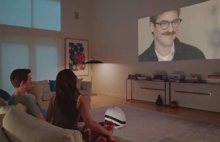 Un robot pour regarder Netflix en projection grand format sur les murs de votre maison